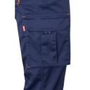 VL FIDES. Pantaloni elasticizzati bicolore con diverse tasche (240g/m²), in cotone (46%), EME (38%) e poliestere (16%)