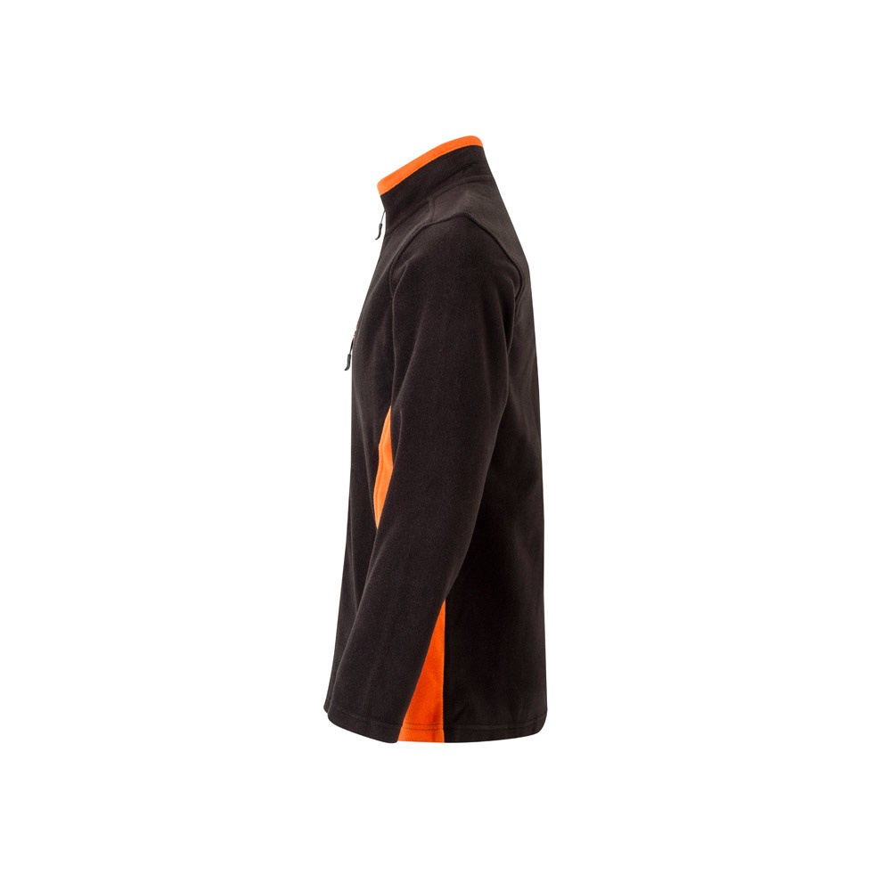 VL GERAS. Giacca in pile bicolore (220g/m²) in poliestere (100%)