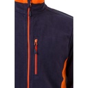 VL GERAS. Giacca in pile bicolore (220g/m²) in poliestere (100%)