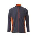 VL GERAS. Giacca in pile bicolore (220g/m²) in poliestere (100%)