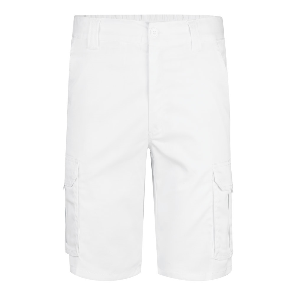 VL HEBE. Bermuda elasticizzati con diverse tasche (240g/m²), in cotone (46%), EME (38%) e poliestere (16%)