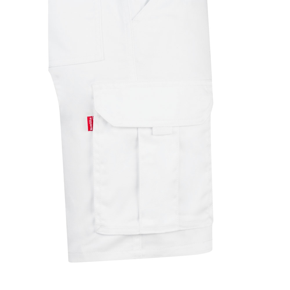 VL HEBE. Bermuda elasticizzati con diverse tasche (240g/m²), in cotone (46%), EME (38%) e poliestere (16%)