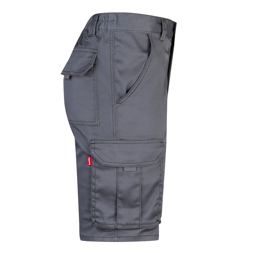 VL HEBE. Bermuda elasticizzati con diverse tasche (240g/m²), in cotone (46%), EME (38%) e poliestere (16%)