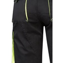 VL HEMERA. Bermuda bicolore elasticizzati con diverse tasche (240g/m²), in cotone (46%), EME (38%) e poliestere (16%)
