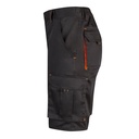 VL HEMERA. Bermuda bicolore elasticizzati con diverse tasche (240g/m²), in cotone (46%), EME (38%) e poliestere (16%)