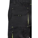 VL HEMERA. Bermuda bicolore elasticizzati con diverse tasche (240g/m²), in cotone (46%), EME (38%) e poliestere (16%)