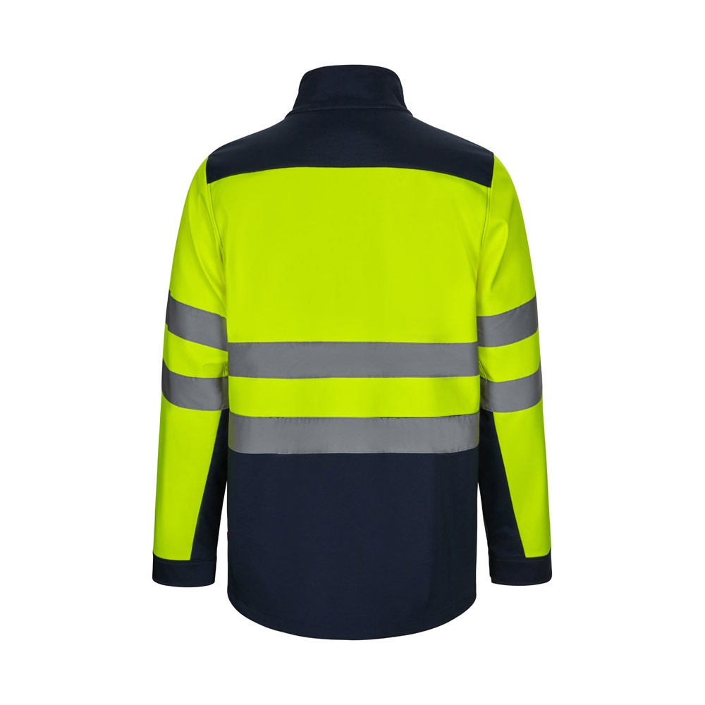 VL HESTIA. Giacca soft shell bicolore (280g/m²), in poliestere (96%) ed elastan (4%)