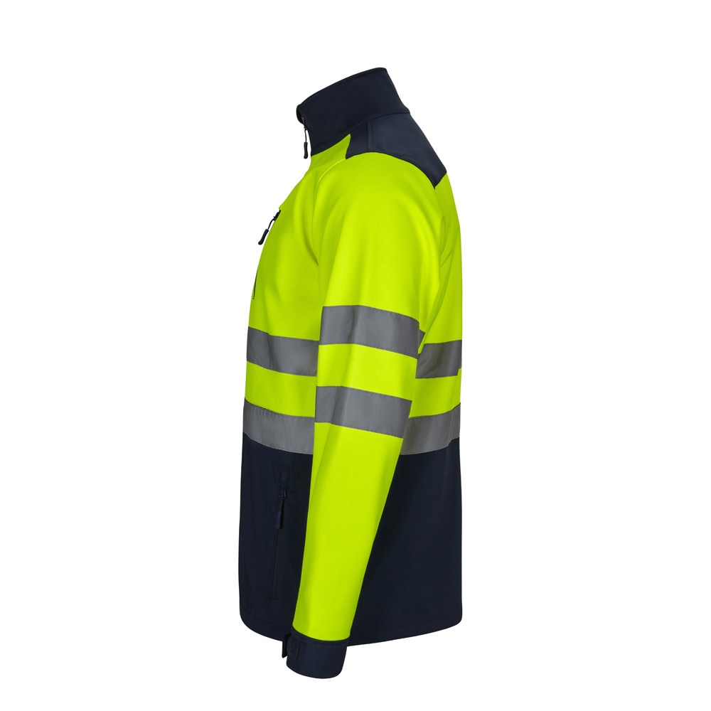 VL HESTIA. Giacca soft shell bicolore (280g/m²), in poliestere (96%) ed elastan (4%)