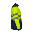 VL HESTIA. Giacca soft shell bicolore (280g/m²), in poliestere (96%) ed elastan (4%)
