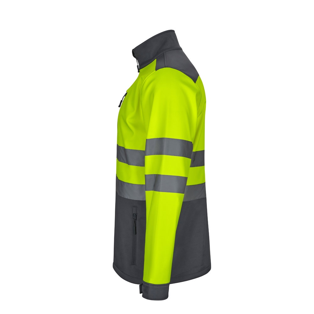 VL HESTIA. Giacca soft shell bicolore (280g/m²), in poliestere (96%) ed elastan (4%)