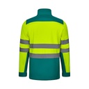 VL HESTIA. Giacca soft shell bicolore (280g/m²), in poliestere (96%) ed elastan (4%)