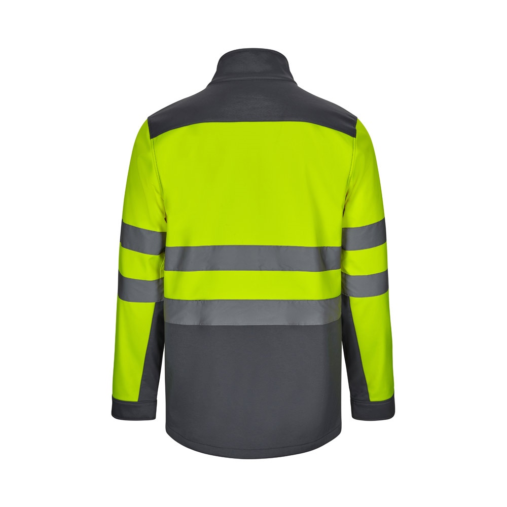 VL HESTIA. Giacca soft shell bicolore (280g/m²), in poliestere (96%) ed elastan (4%)