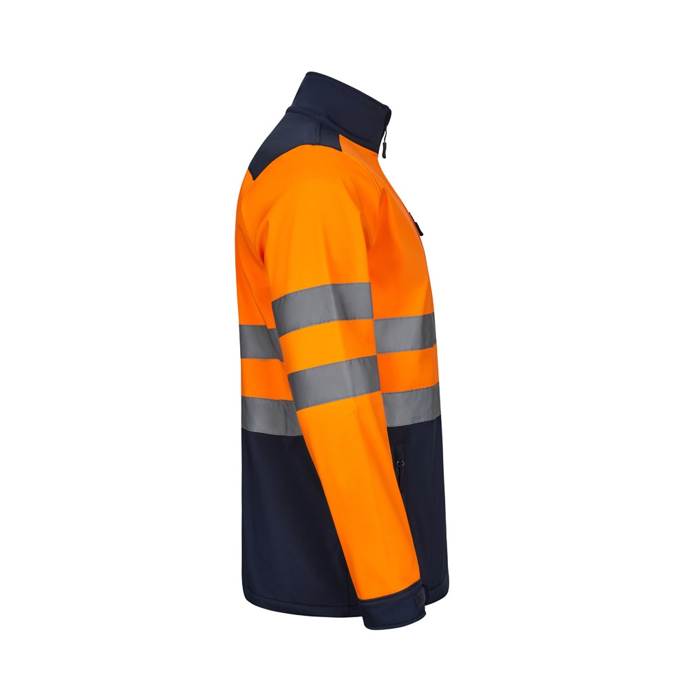 VL HESTIA. Giacca soft shell bicolore (280g/m²), in poliestere (96%) ed elastan (4%)