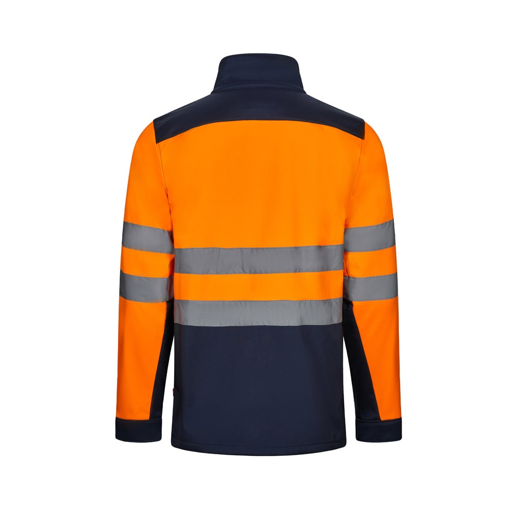 VL HESTIA. Giacca soft shell bicolore (280g/m²), in poliestere (96%) ed elastan (4%)