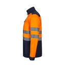 VL HESTIA. Giacca soft shell bicolore (280g/m²), in poliestere (96%) ed elastan (4%)