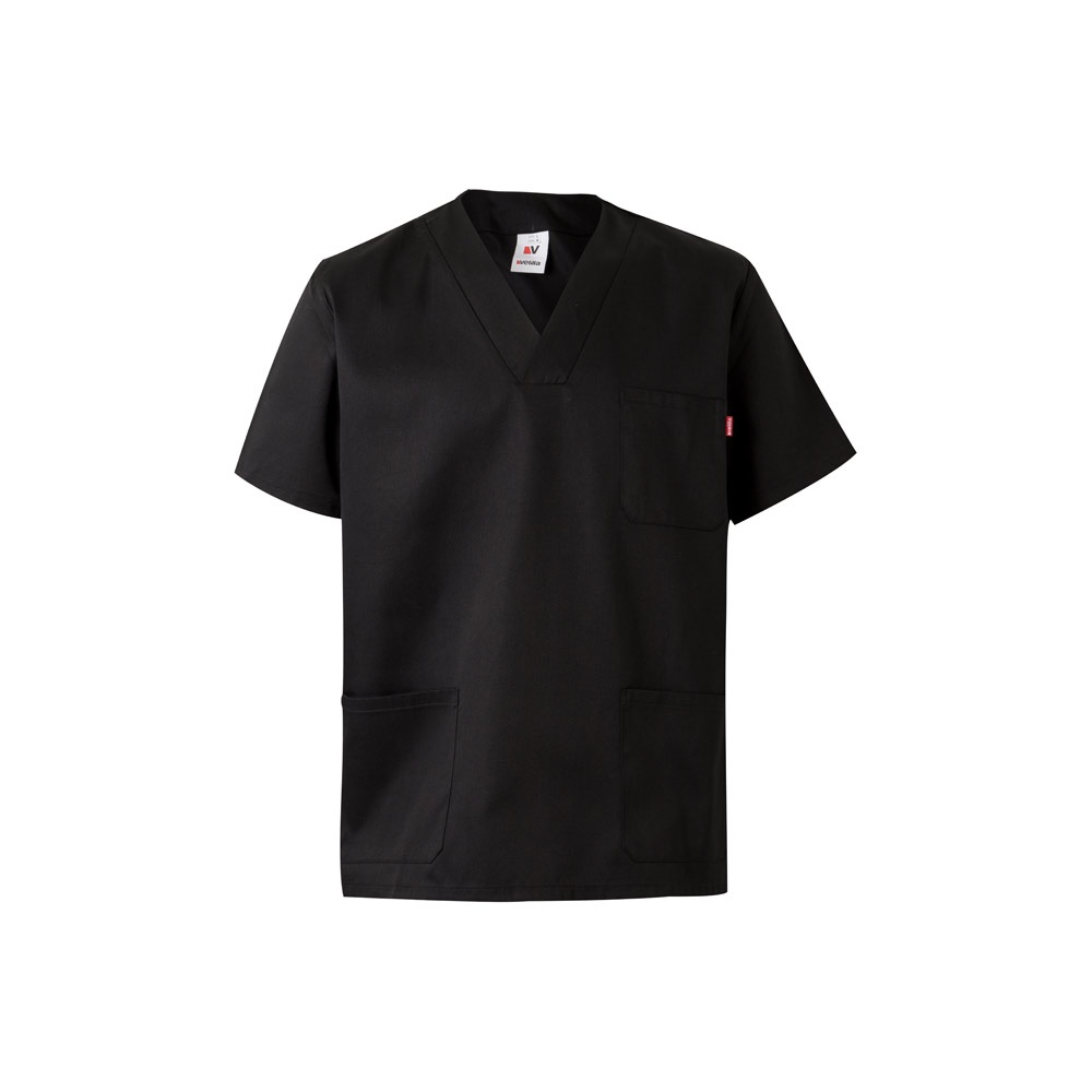 VL ILLAPA. Tunica in twill (190g/m²) a maniche corte, in poliestere (65%) e cotone (35%)