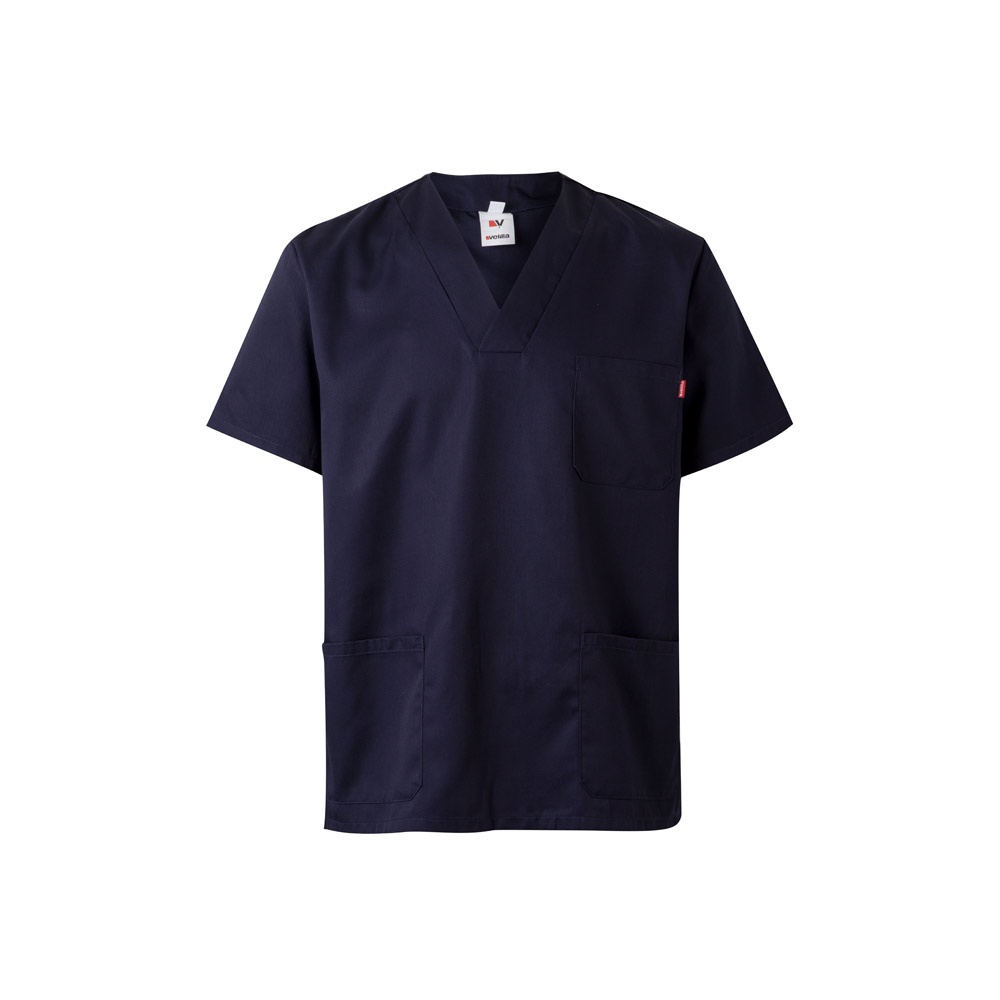 VL ILLAPA. Tunica in twill (190g/m²) a maniche corte, in poliestere (65%) e cotone (35%)