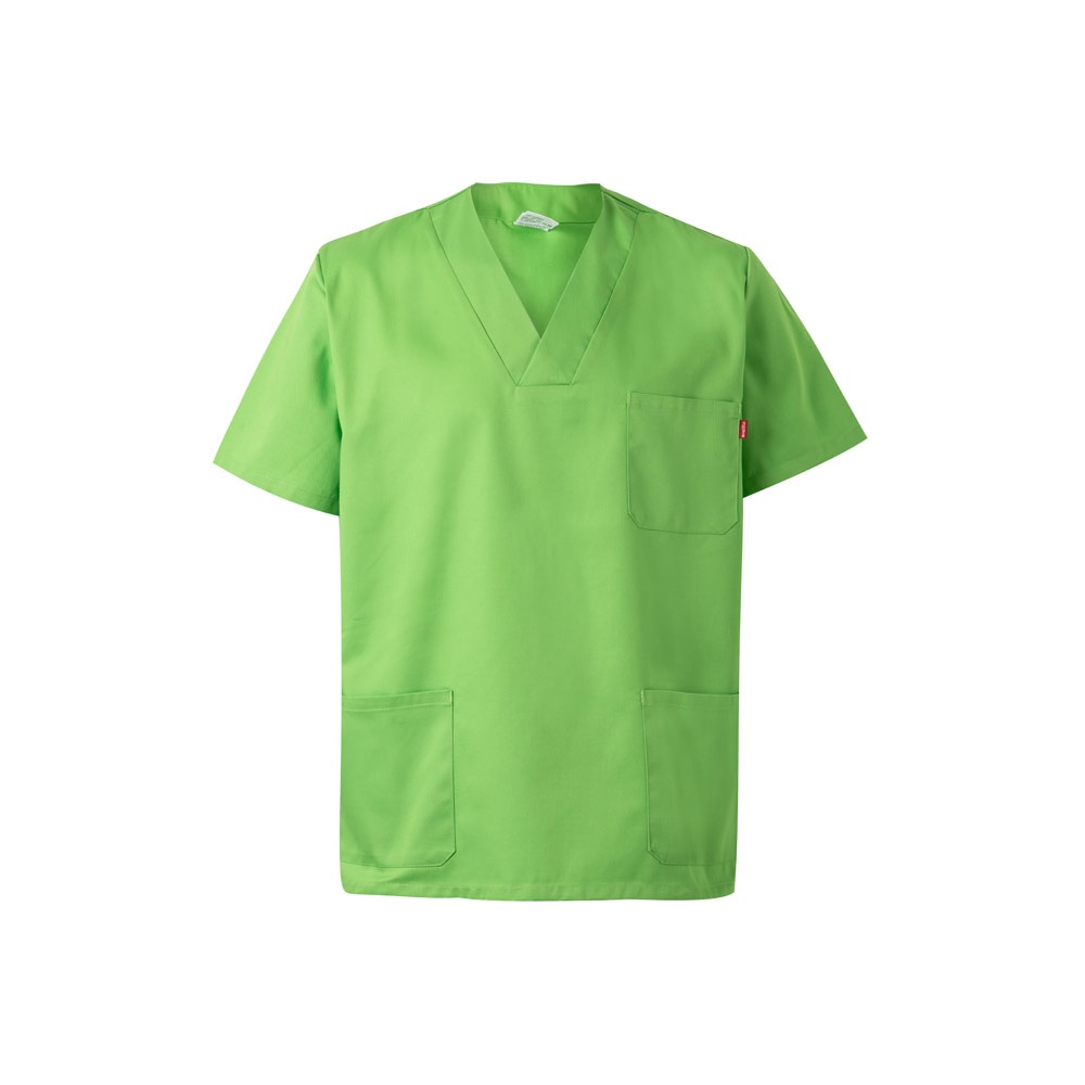 VL ILLAPA. Tunica in twill (190g/m²) a maniche corte, in poliestere (65%) e cotone (35%)