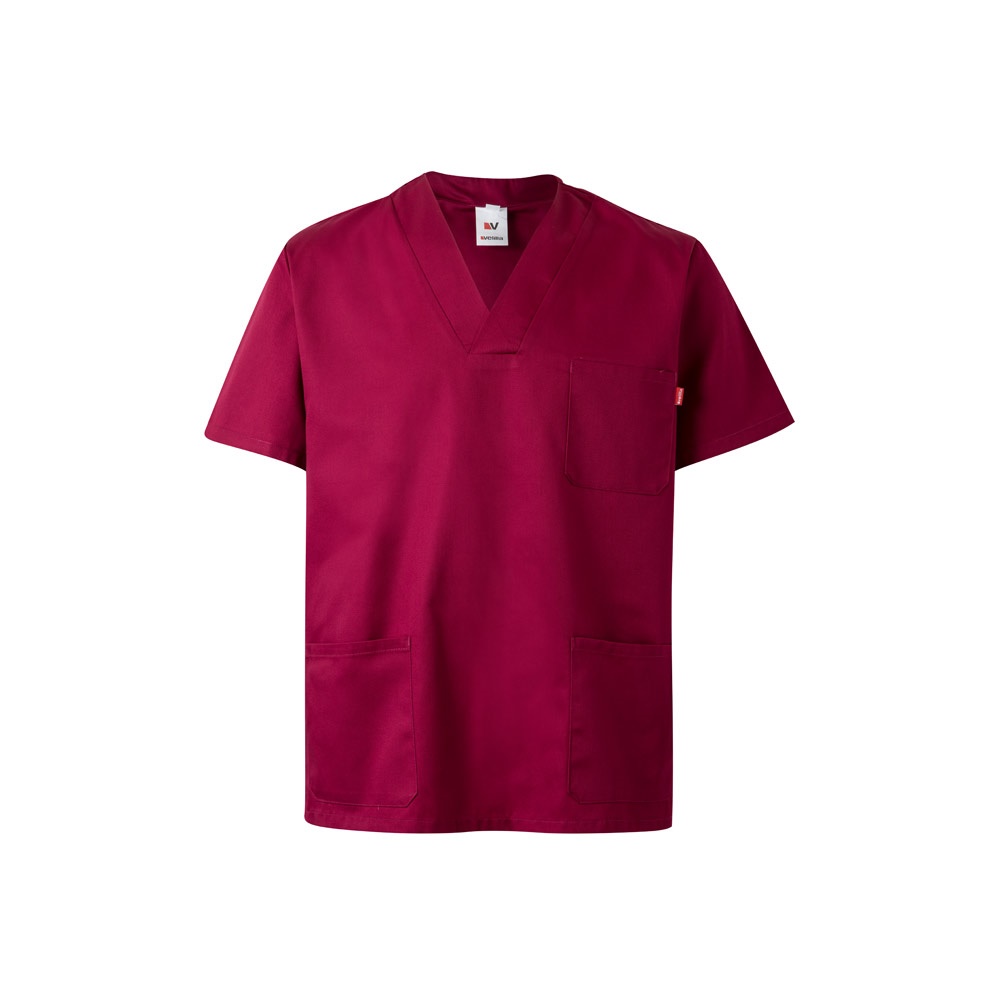 VL ILLAPA. Tunica in twill (190g/m²) a maniche corte, in poliestere (65%) e cotone (35%)