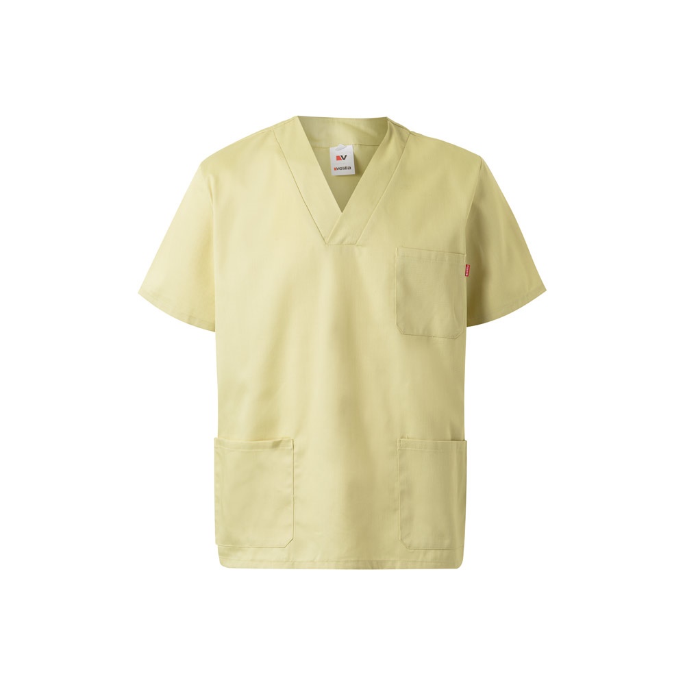 VL ILLAPA. Tunica in twill (190g/m²) a maniche corte, in poliestere (65%) e cotone (35%)