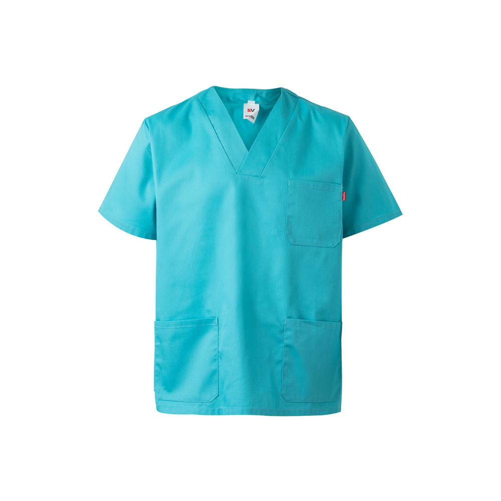 VL ILLAPA. Tunica in twill (190g/m²) a maniche corte, in poliestere (65%) e cotone (35%)