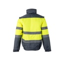 VL JUPITER LARGE. Giacca imbottita bicolore (180g/m²) in poliestere (100%), con rivestimento in PU