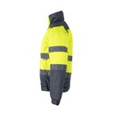 VL JUPITER LARGE. Giacca imbottita bicolore (180g/m²) in poliestere (100%), con rivestimento in PU