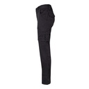 VL LUGH. Pantaloni elasticizzati con diverse tasche (240g/m²), in cotone (46%), EME (38%) e poliestere (16%)