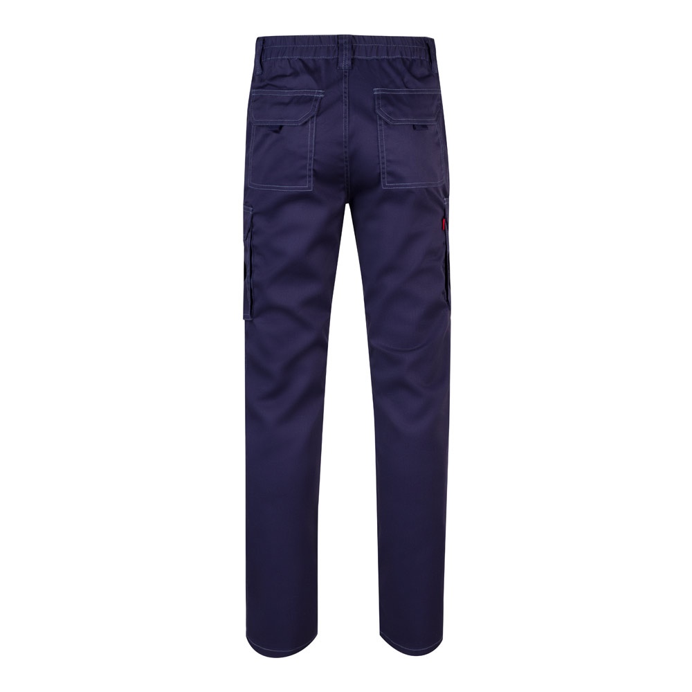 VL LUGH. Pantaloni elasticizzati con diverse tasche (240g/m²), in cotone (46%), EME (38%) e poliestere (16%)