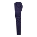 VL LUGH. Pantaloni elasticizzati con diverse tasche (240g/m²), in cotone (46%), EME (38%) e poliestere (16%)
