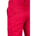 VL LUGH. Pantaloni elasticizzati con diverse tasche (240g/m²), in cotone (46%), EME (38%) e poliestere (16%)