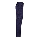 VL LUGH. Pantaloni elasticizzati con diverse tasche (240g/m²), in cotone (46%), EME (38%) e poliestere (16%)