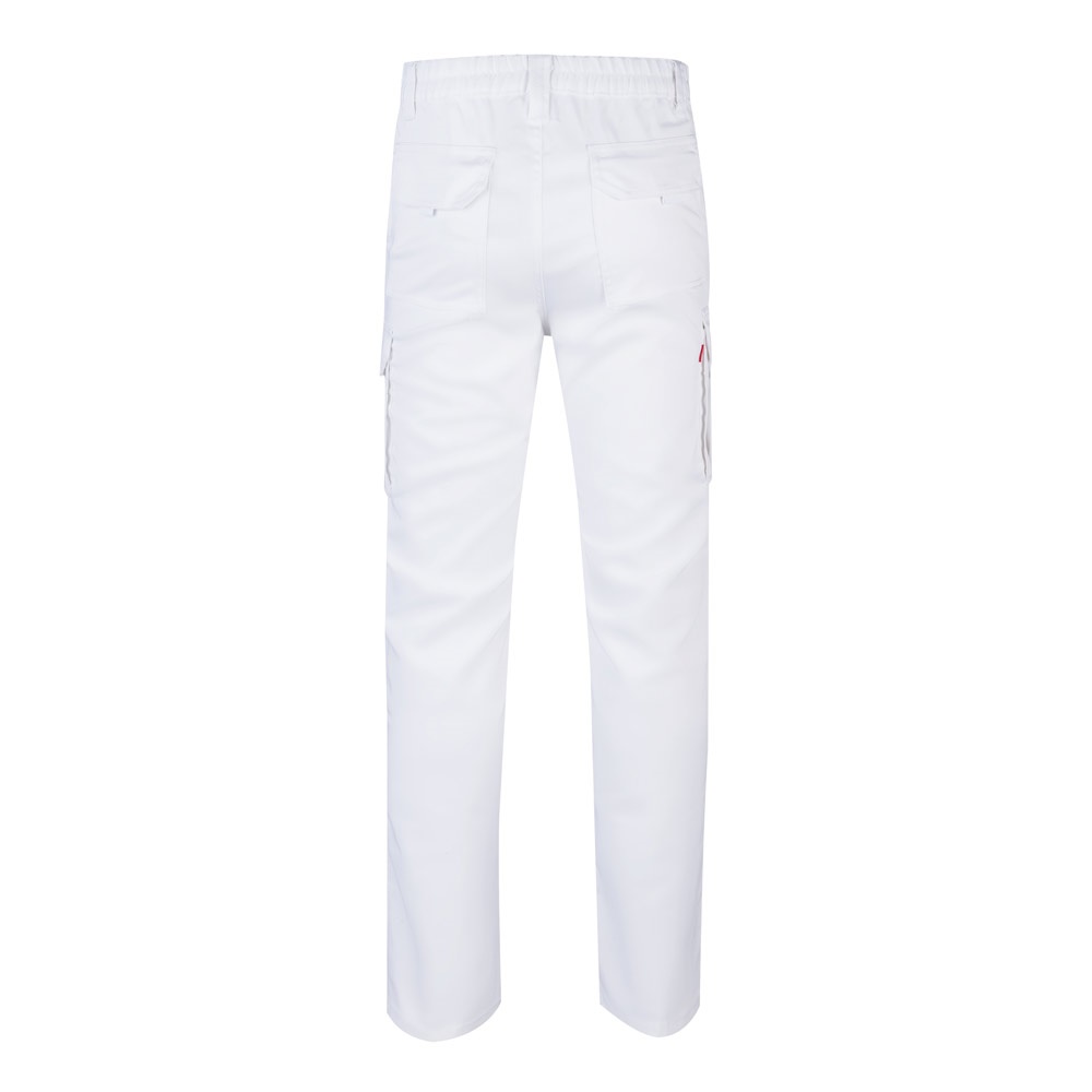 VL LUGH. Pantaloni elasticizzati con diverse tasche (240g/m²), in cotone (46%), EME (38%) e poliestere (16%)