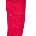 VL LUGH. Pantaloni elasticizzati con diverse tasche (240g/m²), in cotone (46%), EME (38%) e poliestere (16%)