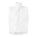 VL MEFITIS. Gilet imbottito con diverse tasche (220g/m²), in poliestere (100%)