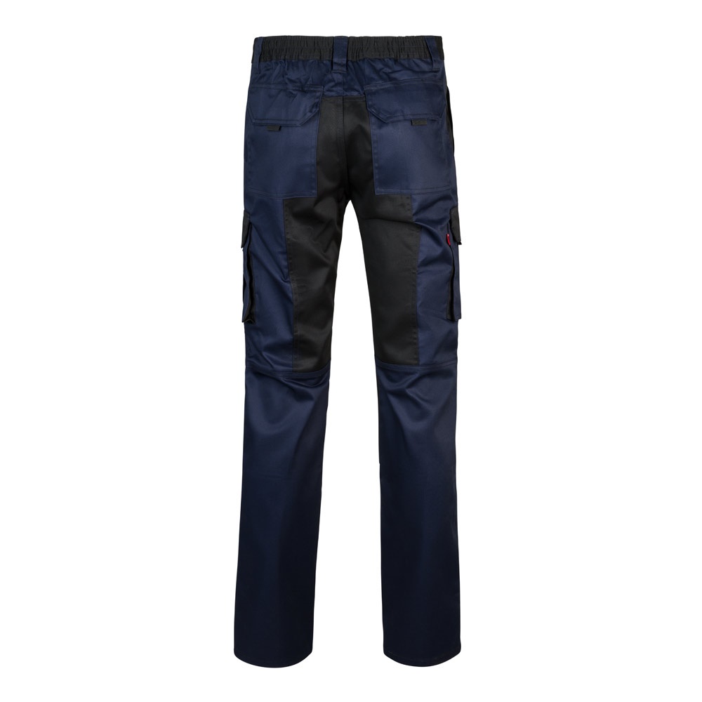 VL NJORD. Pantaloni in twill bicolore con diverse tasche (240g/m²), in cotone (35%) e poliestere (65%)