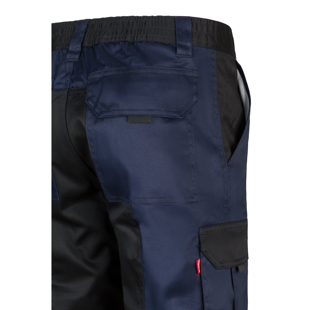 VL NJORD. Pantaloni in twill bicolore con diverse tasche (240g/m²), in cotone (35%) e poliestere (65%)