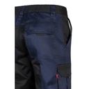 VL NJORD. Pantaloni in twill bicolore con diverse tasche (240g/m²), in cotone (35%) e poliestere (65%)