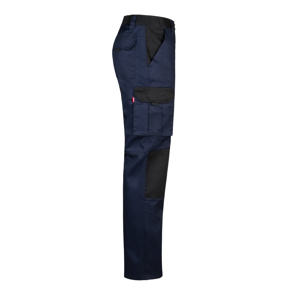 VL NJORD. Pantaloni in twill bicolore con diverse tasche (240g/m²), in cotone (35%) e poliestere (65%)