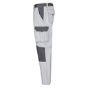 VL NJORD. Pantaloni in twill bicolore con diverse tasche (240g/m²), in cotone (35%) e poliestere (65%)