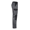 VL NJORD. Pantaloni in twill bicolore con diverse tasche (240g/m²), in cotone (35%) e poliestere (65%)