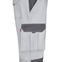 VL NJORD. Pantaloni in twill bicolore con diverse tasche (240g/m²), in cotone (35%) e poliestere (65%)