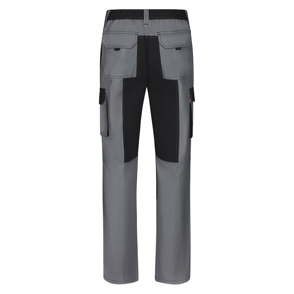 VL NJORD. Pantaloni in twill bicolore con diverse tasche (240g/m²), in cotone (35%) e poliestere (65%)