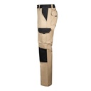 VL NJORD. Pantaloni in twill bicolore con diverse tasche (240g/m²), in cotone (35%) e poliestere (65%)