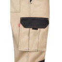 VL NJORD. Pantaloni in twill bicolore con diverse tasche (240g/m²), in cotone (35%) e poliestere (65%)