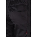 VL PAN. Pantaloni elasticizzati con diverse tasche (290g/m²), in cotone (46%), EME (38%) e poliestere (16%)