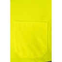 VL PLUTO LARGE. Polo bicolore piqué (150g/m²) con maniche lunghe, in cotone (55%) e poliestere (45%)