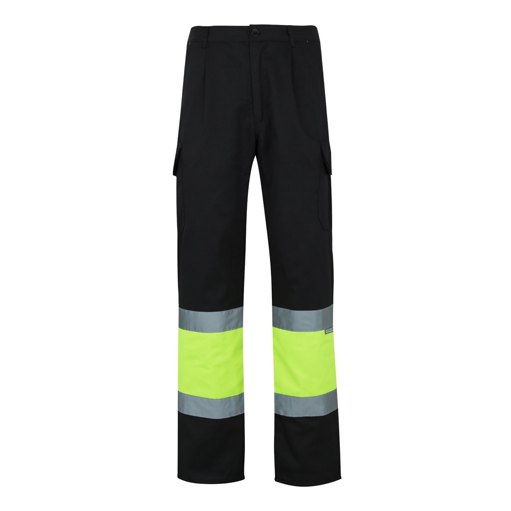 VL POSEIDON LARGE. Pantaloni in twill bicolore con diverse tasche (210g/m²), in cotone (20%) e poliestere (80%)