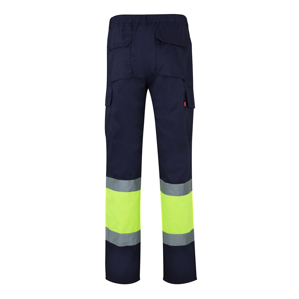 VL POSEIDON LARGE. Pantaloni in twill bicolore con diverse tasche (210g/m²), in cotone (20%) e poliestere (80%)
