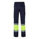 VL POSEIDON LARGE. Pantaloni in twill bicolore con diverse tasche (210g/m²), in cotone (20%) e poliestere (80%)